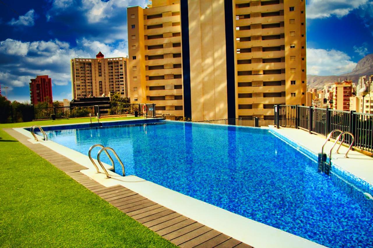 Beautiful Apartment Near Beach With Panoramic Sea-View Benidorm Eksteriør billede