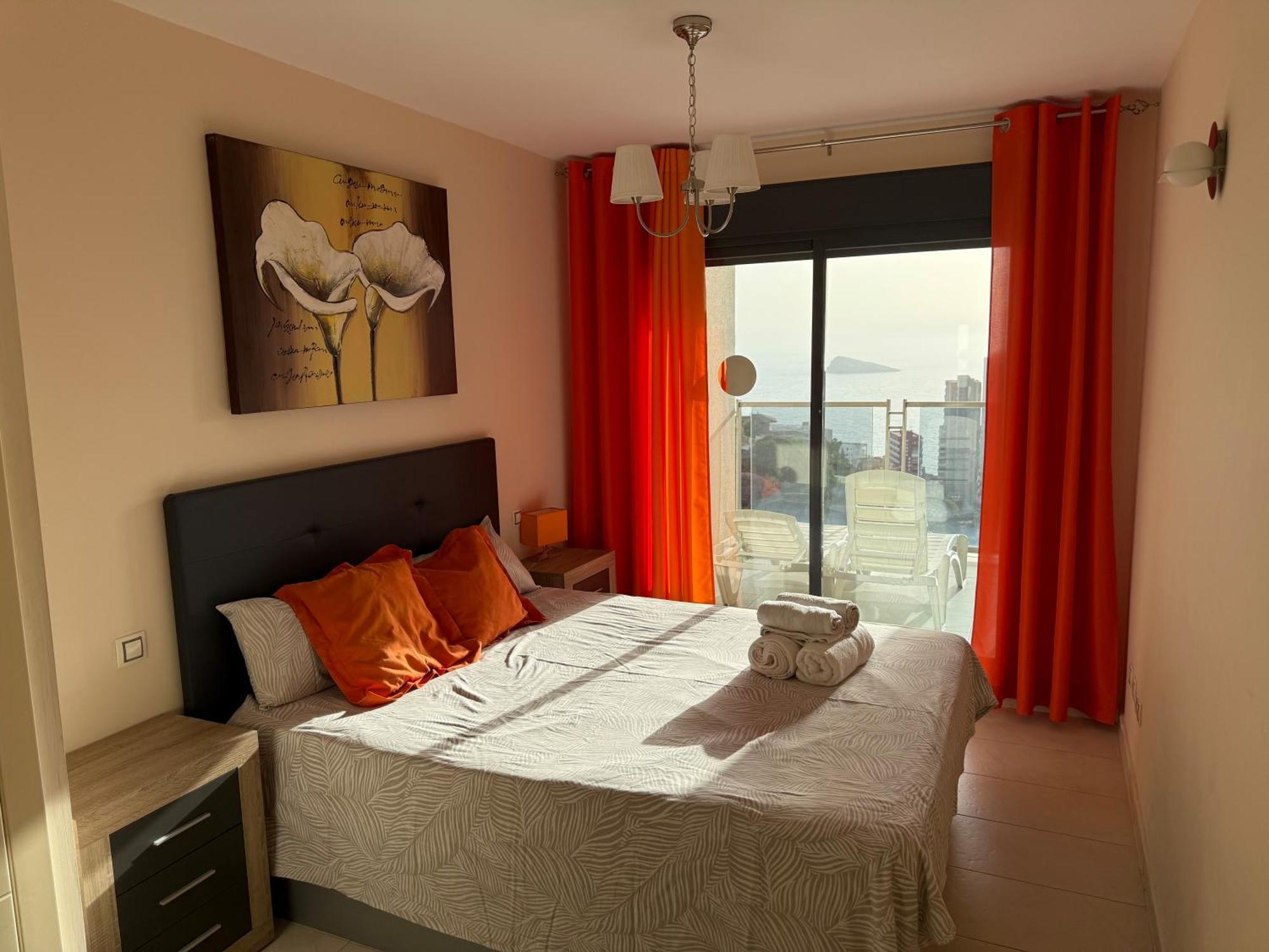 Beautiful Apartment Near Beach With Panoramic Sea-View Benidorm Eksteriør billede